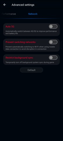 Network settings - Asus ROG Phone 9/9 Pro review