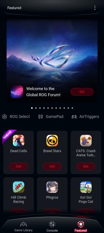 Featured game list - Asus ROG Phone 9/9 Pro review