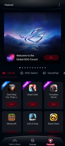 Featured game list - Asus ROG Phone 9/9 Pro review