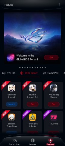 Featured game list - Asus ROG Phone 9/9 Pro review