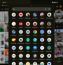 App taskbar and app drawer - Google Pixel 9 Pro Fold review