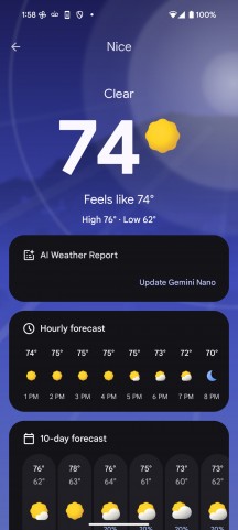 Weather - Google Pixel 9 Pro review