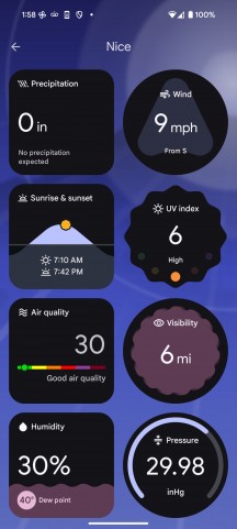 Weather - Google Pixel 9 Pro review