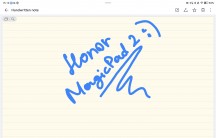 Notes app - Honor MagicPad 2 review