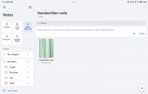 Notes app - Honor MagicPad 2 review