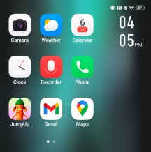 Cover screen UI - Infinix Zero Flip review