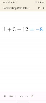 Handwriting calculator - Moto G Stylus 5G 2024 review