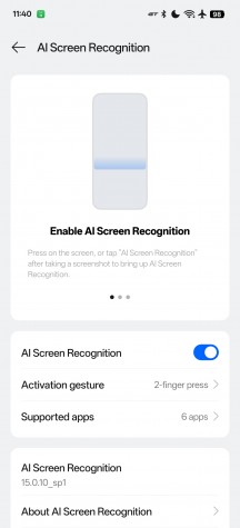 AI Screen Recognition - Realme GT 7 Pro review