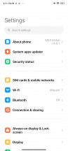 Home screen, recent apps, settings menu, app drawer - Xiaomi Redmi Note 13 Pro 5G review