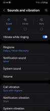 Vibration settings - Samsung Galaxy S23 long-term review