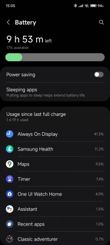 Galaxy Wearable app settings - Samsung Galaxy Watch Ultra review