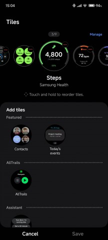 Galaxy Wearable app settings - Samsung Galaxy Watch Ultra review