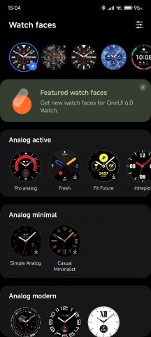 Galaxy Wearable app settings - Samsung Galaxy Watch Ultra review