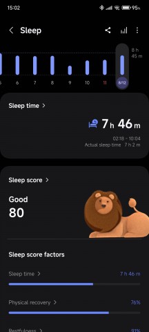 Sleep tracking - Samsung Galaxy Watch Ultra review