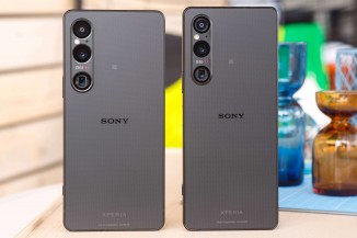 The Xperia 1 VI on the left, Xperia 1 V on the right