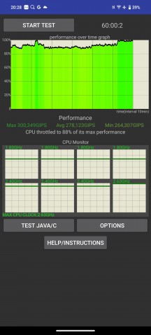 CPU and GPU stress tests - vivo V30 review