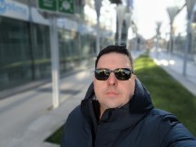 Selfie samples, day and night, Portrait Mode off/on - f/2.2, ISO 50, 1/835s - Xiaomi 13T Pro long-term review