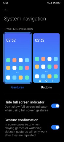 System navigation settings - Xiaomi 13T Pro long-term review