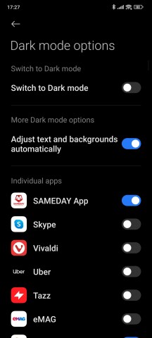 Dark mode settings - Xiaomi 13T Pro long-term review