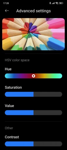 Color scheme settings - Xiaomi 13T Pro long-term review