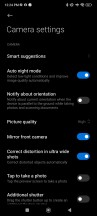 تنظیمات دوربین - بررسی Xiaomi Poco M6 Pro