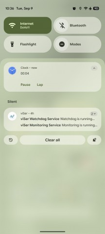 Android 16 on the Pixel 10 Pro XL: Notification shade - Google Pixel 10 Pro XL review