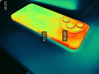 Outer temperatures during heavy workloads - Honor 400 Pro review