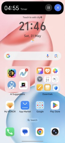 Magic Capsule interface - Honor 400 Pro review