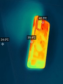 Phone surface temperature - Infinix GT 30 Pro review