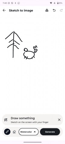 Sketch to image - Motorola Moto G Stylus 5G 2025  review