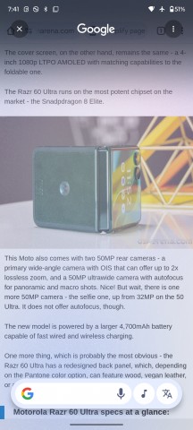 Google AI - Motorola Moto G Stylus 5G 2025  review