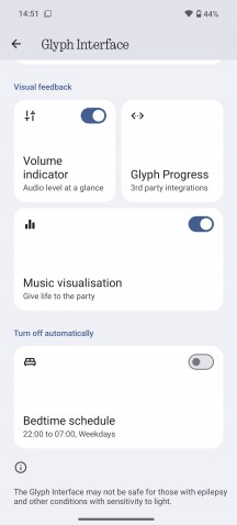 Glyph settings - Nothing Phone (3a) Pro review