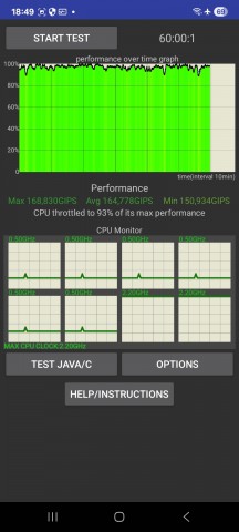 Thermal-throttling - Samsung Galaxy A07 4G review