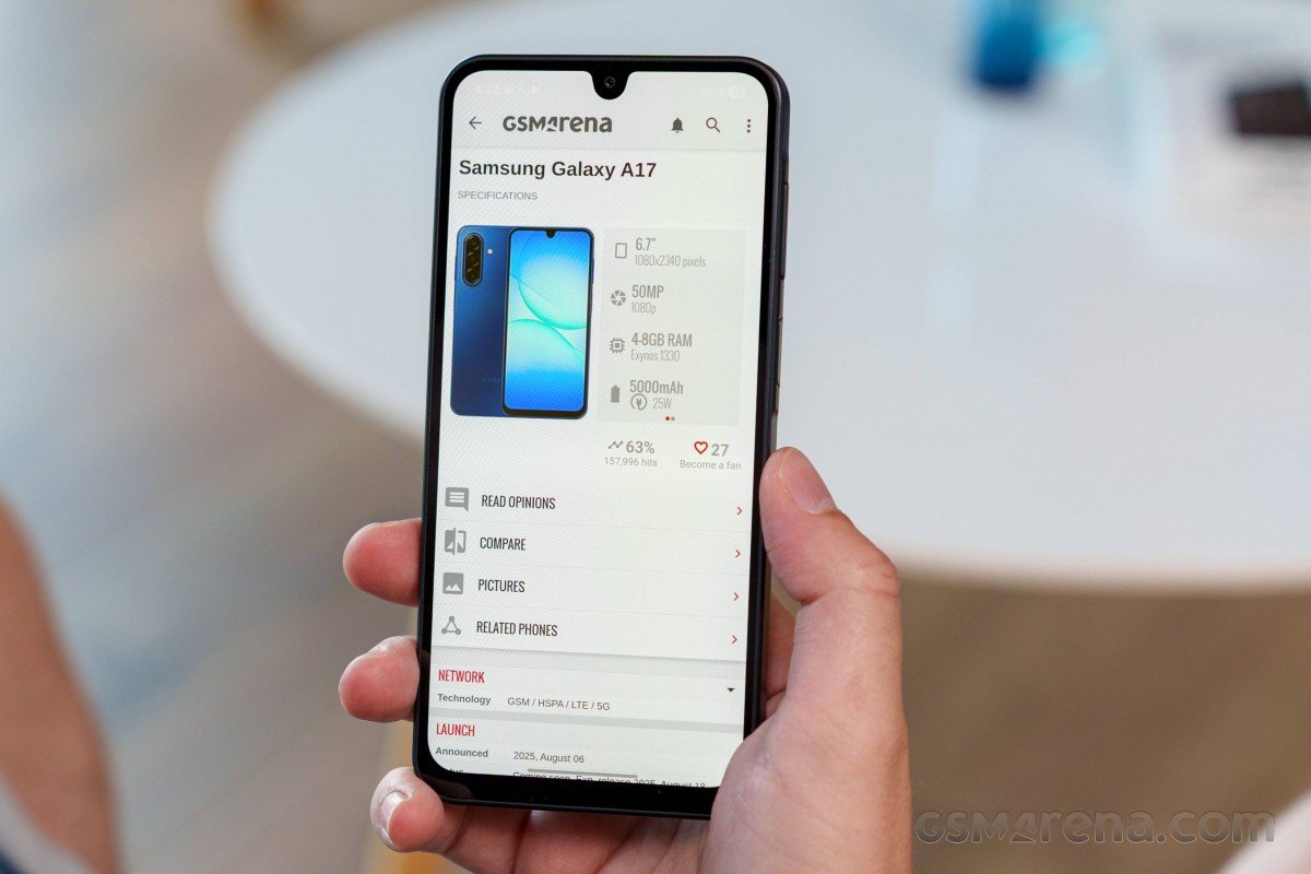 Samsung Galaxy A17 5G review: Software and performance