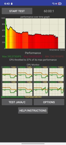 CPU and GPU throttling tests - Samsung Galaxy S25 Edge review