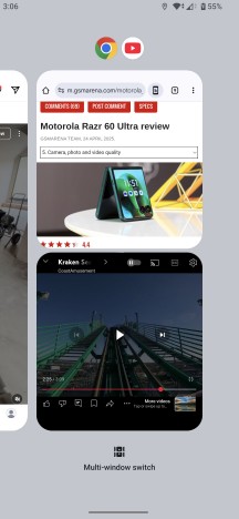 Task switcher - Sony Xperia 1 VII review