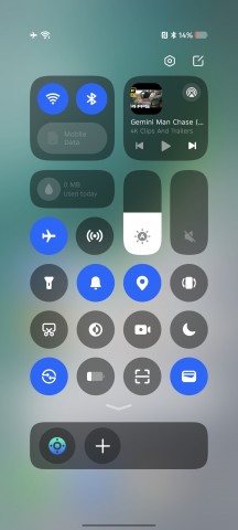 Quick toggles - Tecno Camon 40 Premier review