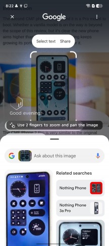 Circle to Search - Tecno Camon 40 Pro review