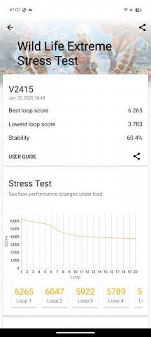 3DMark Wild Life stress test - vivo X200 review