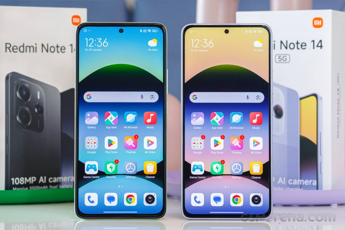 Redmi Note 14 4G and Note 14 5G