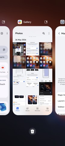 Multi-tasking on the cover screen - Honor Magic V6 review