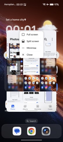 Multi-tasking on the cover screen - Honor Magic V6 review
