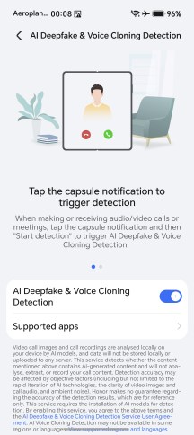 AI Deepfake Detection - Honor Magic V6 review