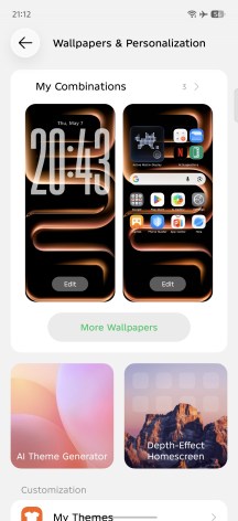Personalization - Infinix Note 60 Pro review