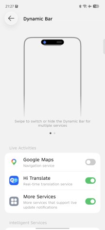 Dynamic Bar - Infinix Note 60 Pro review