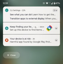 Cover screen UI - Motorola Razr 70/Razr 2026 review