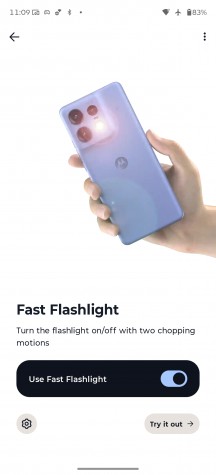 Gestures - Motorola Signature review