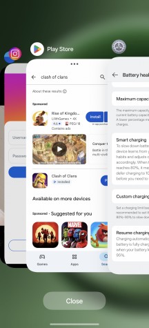 Recent apps - Oneplus 15R review