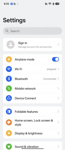 ColorOS on the Oppo Find N6 - Oppo Find N6 review