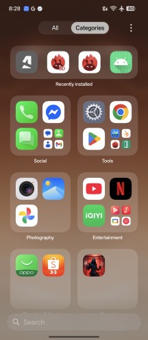 App categories - Oppo Find N6 review